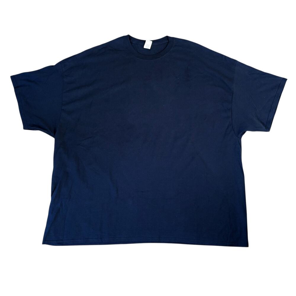 Gildan Navy Blue Short Sleeve T-Shirt Men's Size 5XL